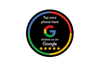 Google Review Sticker